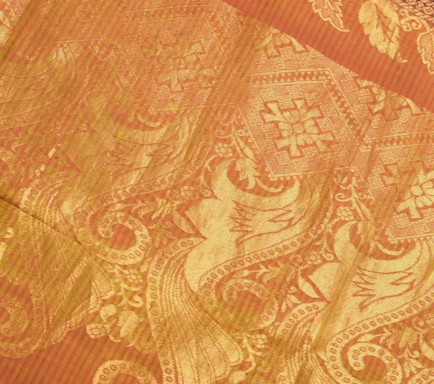 Sushila Vintage Pure South Silk Saree Zari Woven Maroon Wedding Soft Sari Fabric