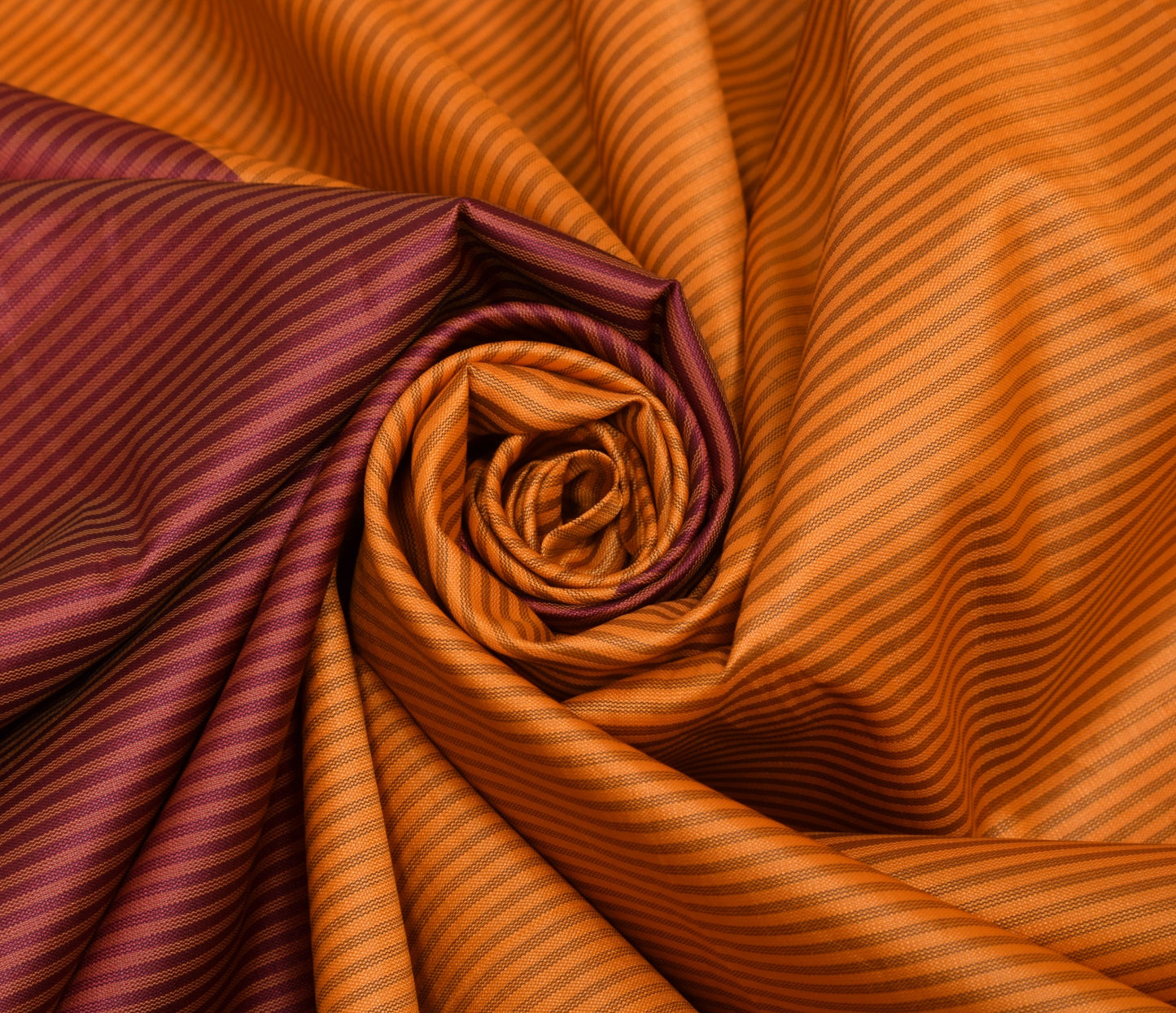 Sushila Vintage Orange Silk Saree Woven Chettinad/Kandangi Sari Blouse Fabric