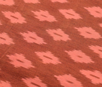 Sushila Vintage Pochampally Saree Hand Woven Ikat Patola Pure Cotton Sari Fabric