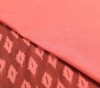 Sushila Vintage Pochampally Saree Hand Woven Ikat Patola Pure Cotton Sari Fabric