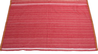 Sushila Vintage Cream Woven Saree 100% Pure Cotton Sari with Blouse Fabric