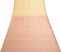 Sushila Vintage Cream Woven Saree 100% Pure Cotton Sari with Blouse Fabric