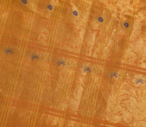Sushila Vintage Maroon Kanjivaram Saree 100% Pure Silk Zari Brocade Sari Fabric