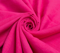 Sushila Vintage Magenta Saree 100% Pure Cotton Paisley Woven Soft Sari Fabric