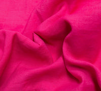 Sushila Vintage Magenta Saree 100% Pure Cotton Paisley Woven Soft Sari Fabric