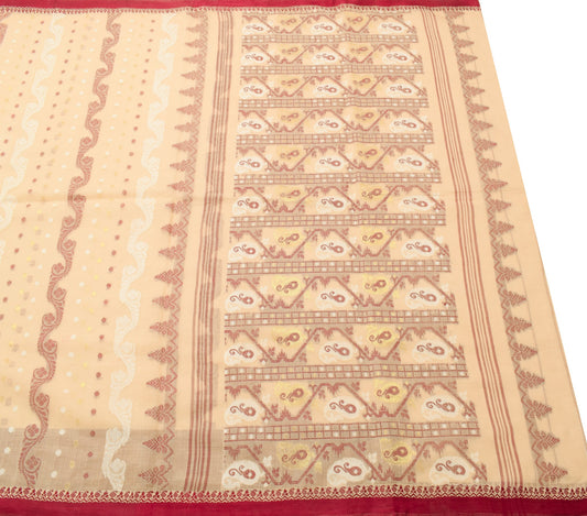 Sushila Vintage Heavy Sarees Pure Cotton Handwoven Dhakai Jamdani Sari Fabric