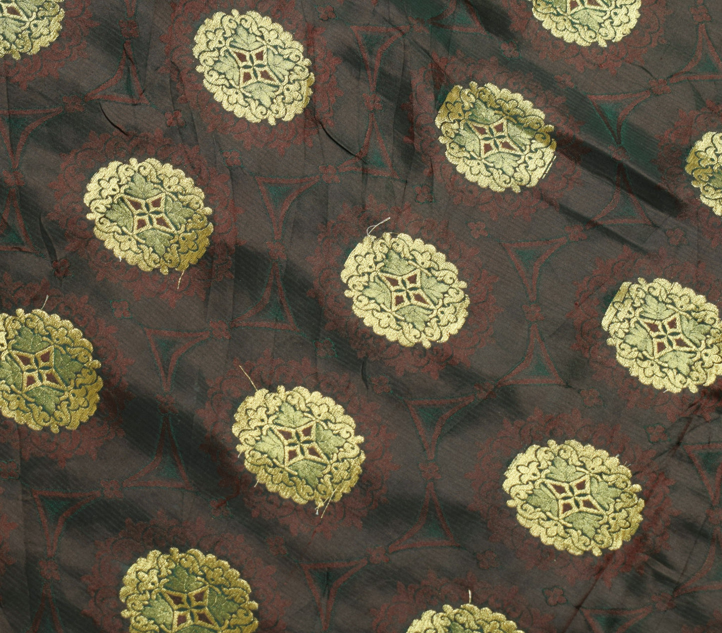 Sushila Vintage Dark Green Premium Saree Pure Silk Self & Zari Woven Soft Fabric