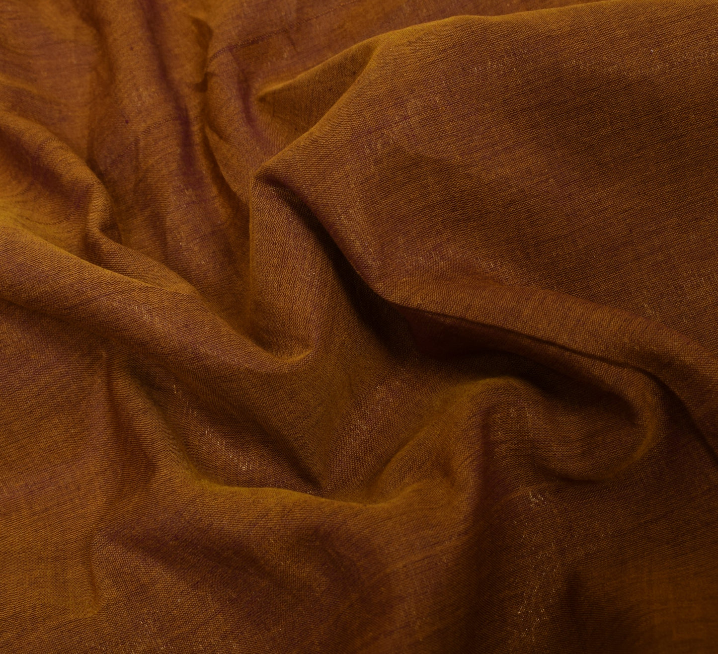 Sushila Vintage Zari Woven Kanjivaram Saree Pure Cotton Dual Toned Sari Fabric