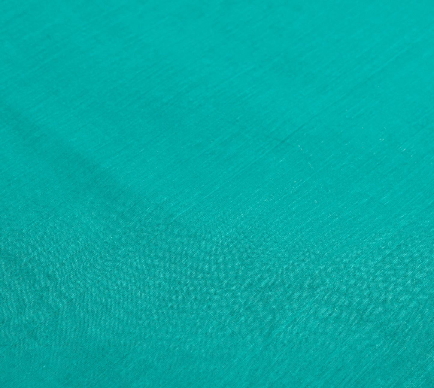 Sushila Vintage Turquoise Green Saree 100% Pure Cotton Woven Indian Sari Fabric