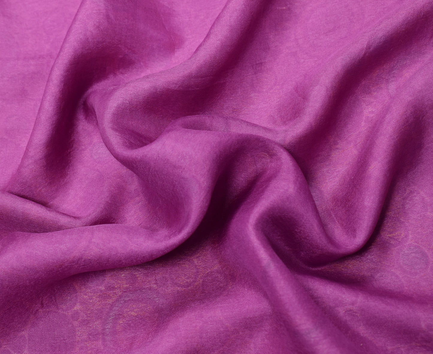 Sushila Vintage Pure Silk Saree Resham Woven Purple Soft Sari Craft 5 YD Fabric