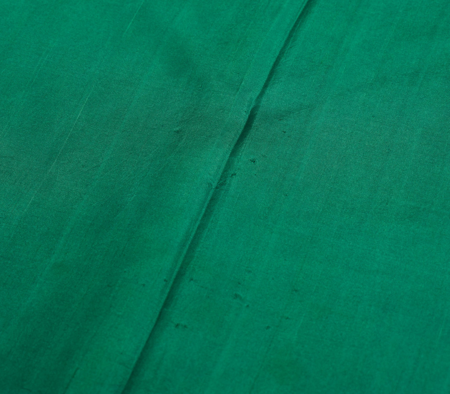 Sushila Vintage Green Saree Woven Rudraksh Zari Border Pure Mysore Silk Sari