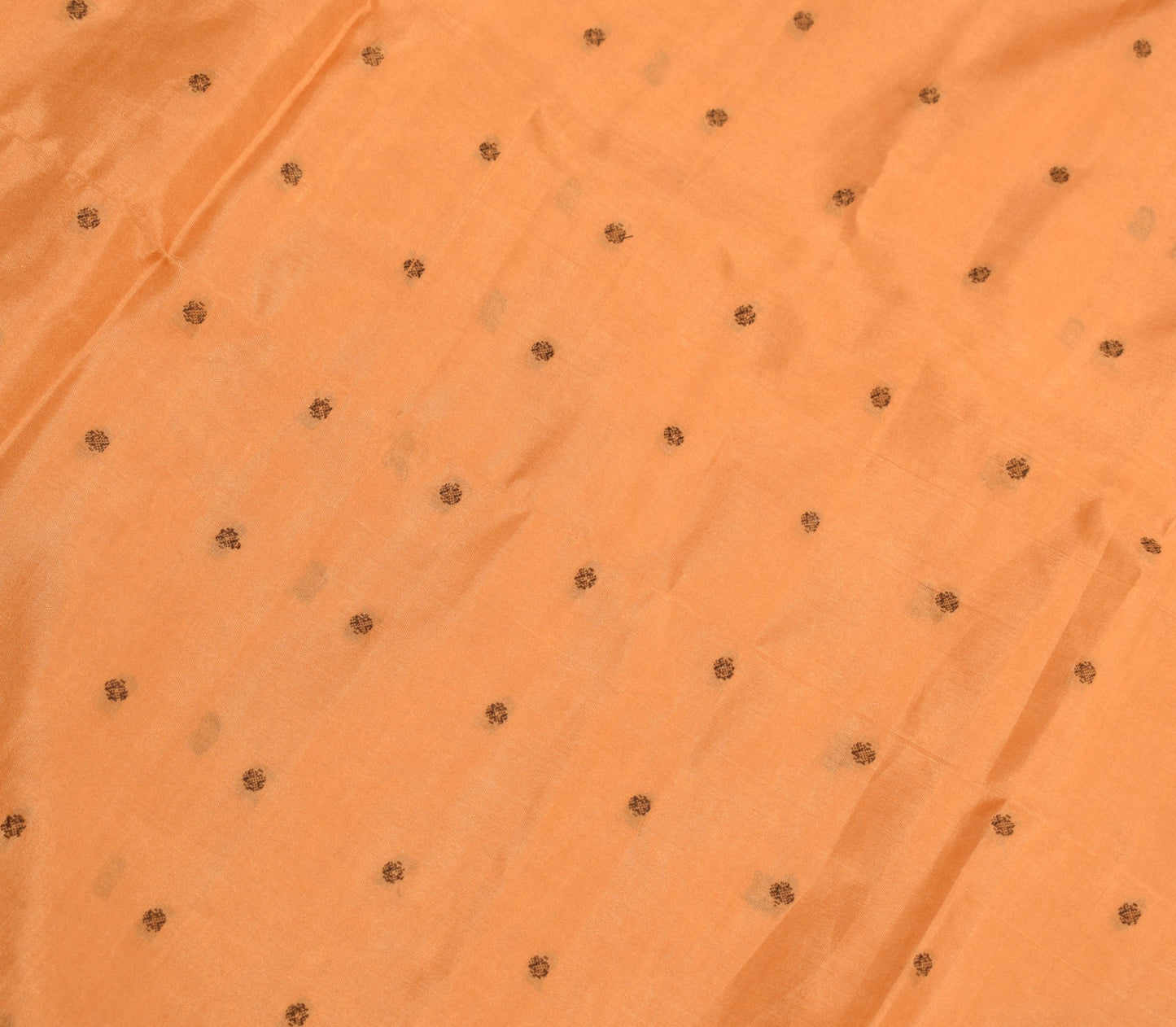 Sushila Vintage Brown Saree Temple Rudraksha Border Bomkai Art Silk Woven Sari