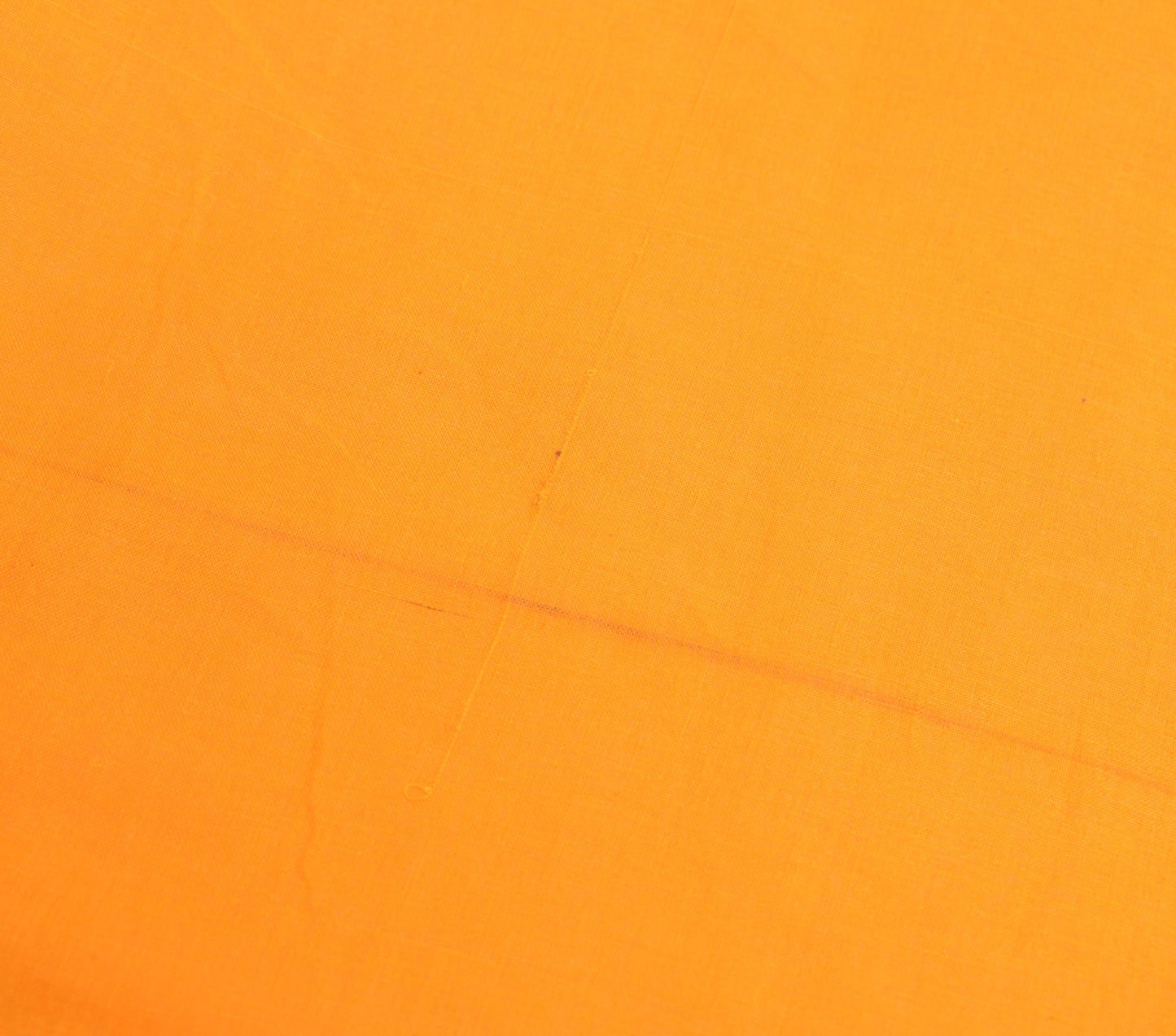 Sushila Vintage Pure Cotton Saree with Woven Border Pallu Orange Sari Fabric