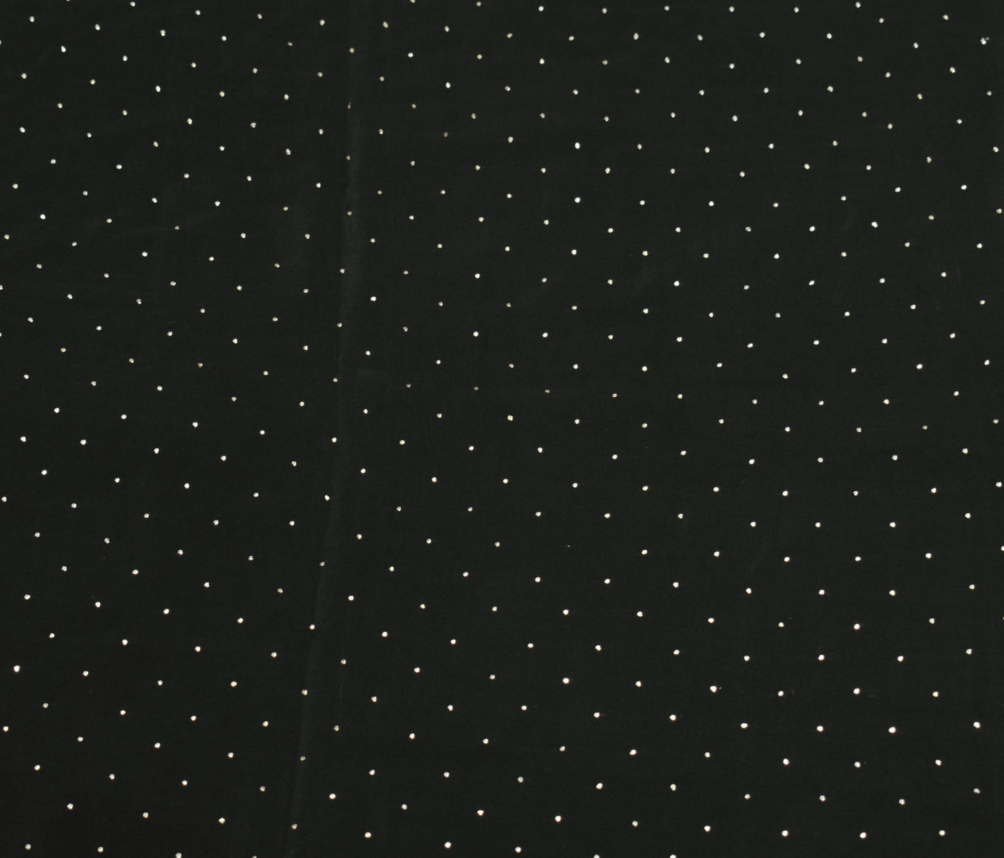 Sushila Vintage Mukesh Work Saree 100% Pure Crepe Silk Floral Black Sari Fabric