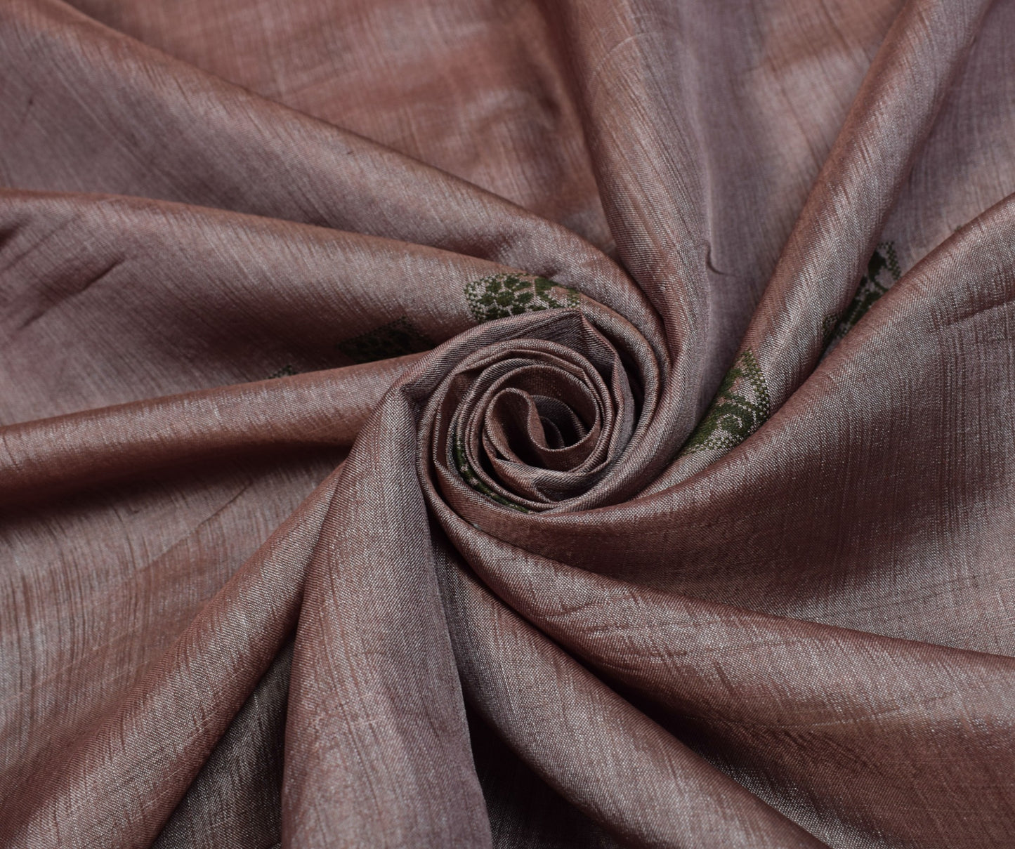 Sushila Vintage Mauve Baluchari Saree 100%Pure Silk Hand Woven HEAVY Sari Fabric