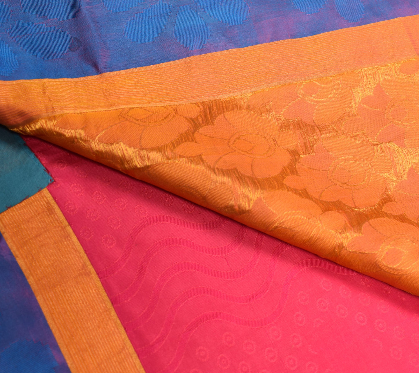 Sushila Vintage Magenta Heavy Indian Sarees Pure Silk Woven Zari Sari Fabric