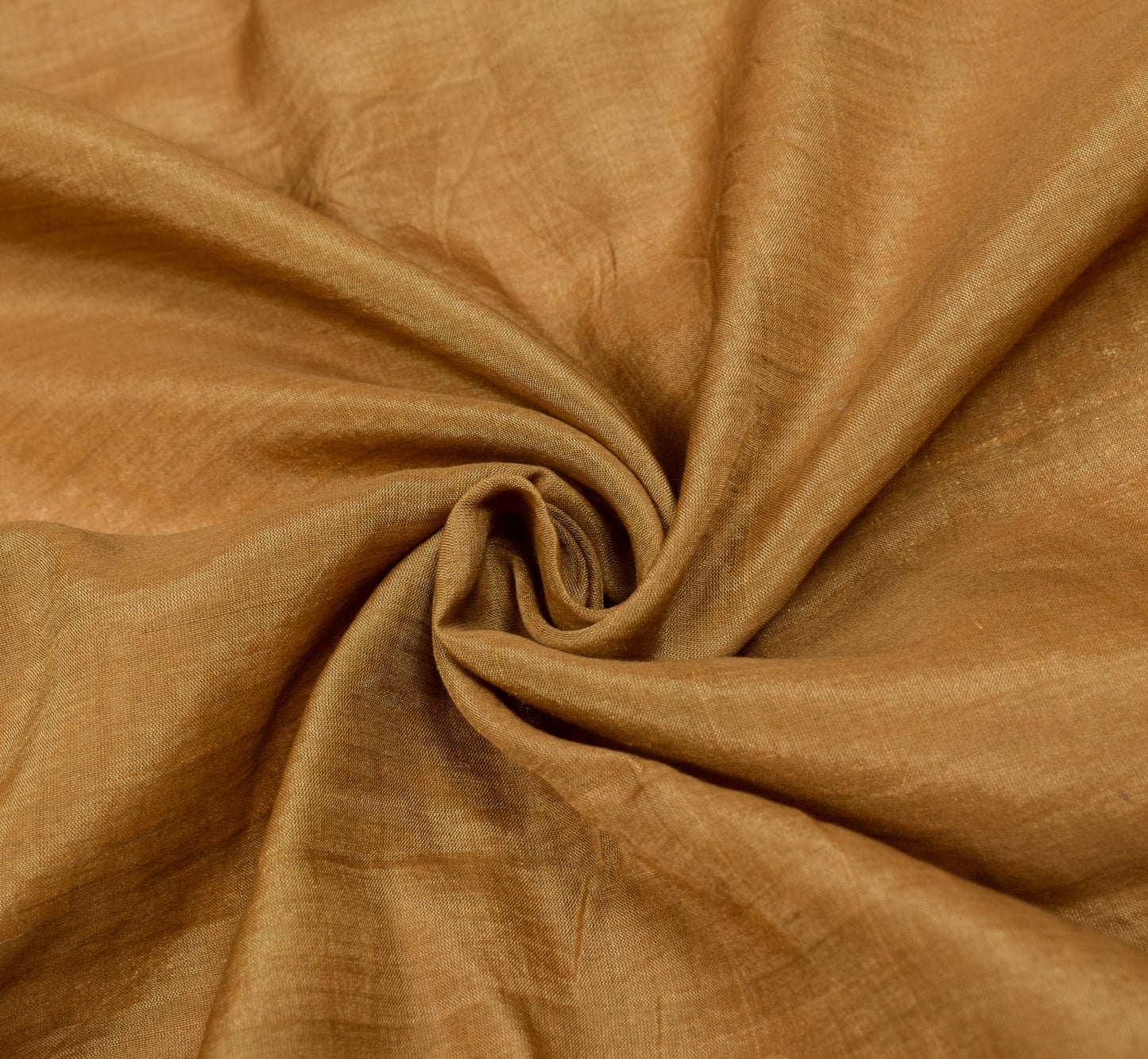 Sushila Vintage Brown Saree 100% Pure Silk Zari Brocade Woven Floral Sari Fabric