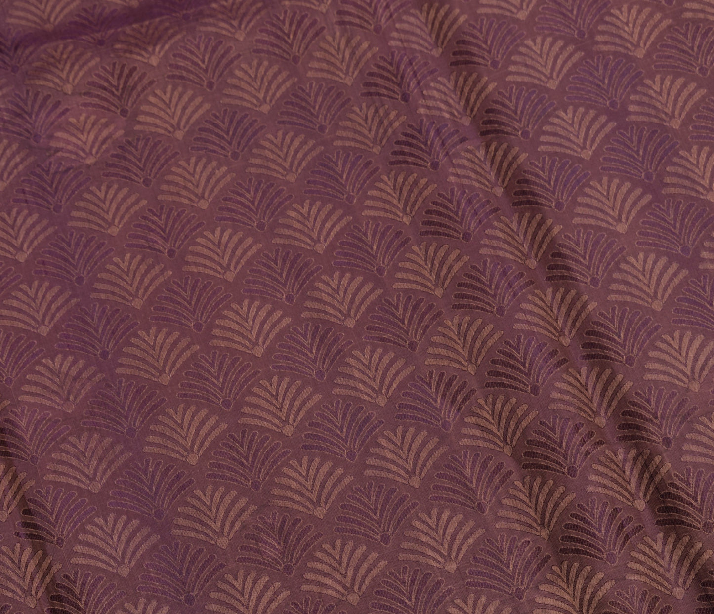 Sushila Vintage Purple Dual Toned Saree Pure Silk Zari Woven HEAVY Sari Fabric