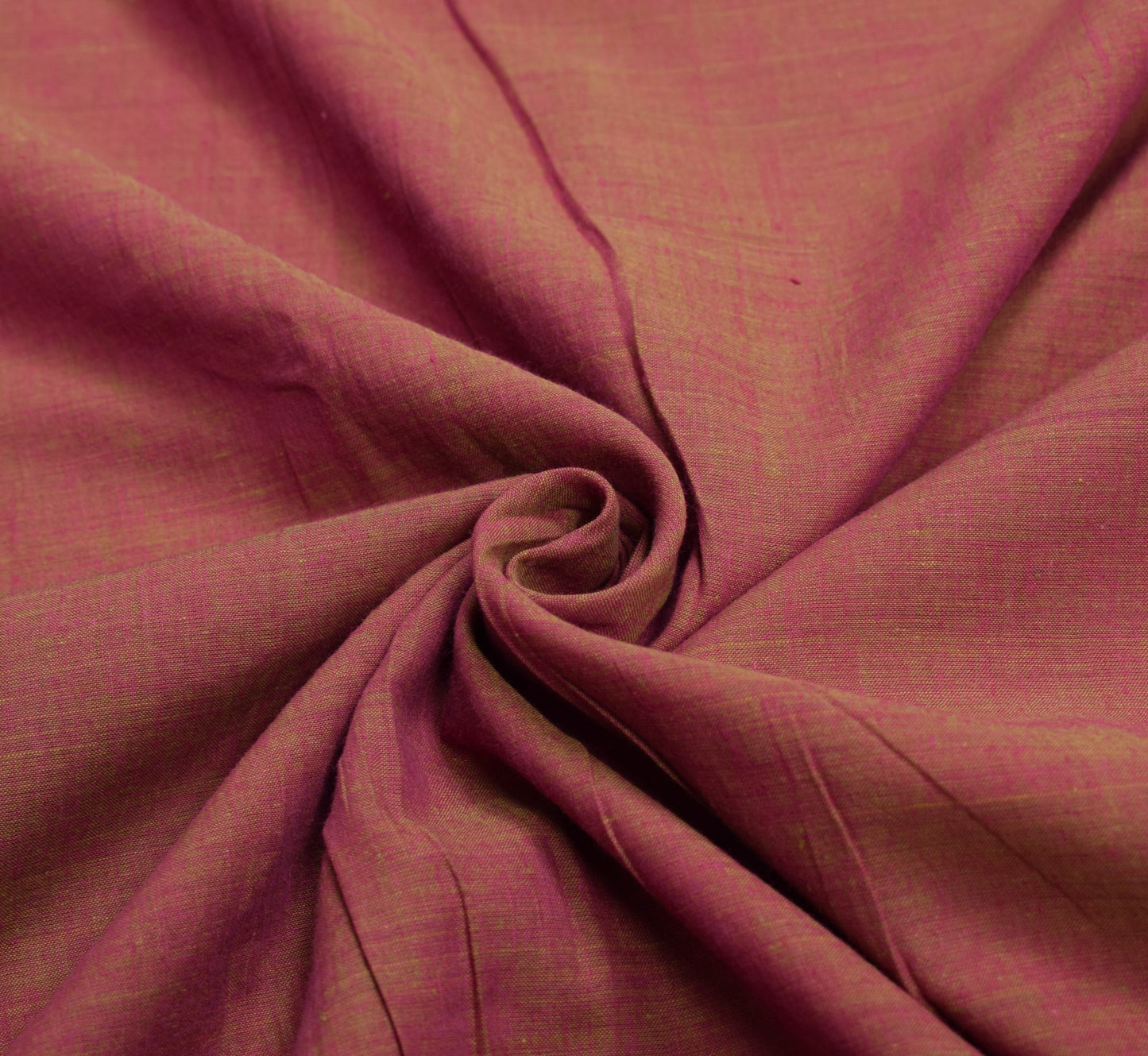 Sushila Vintage Pink Saree 100% Pure Cotton Hand Woven Soft Sari Fabric