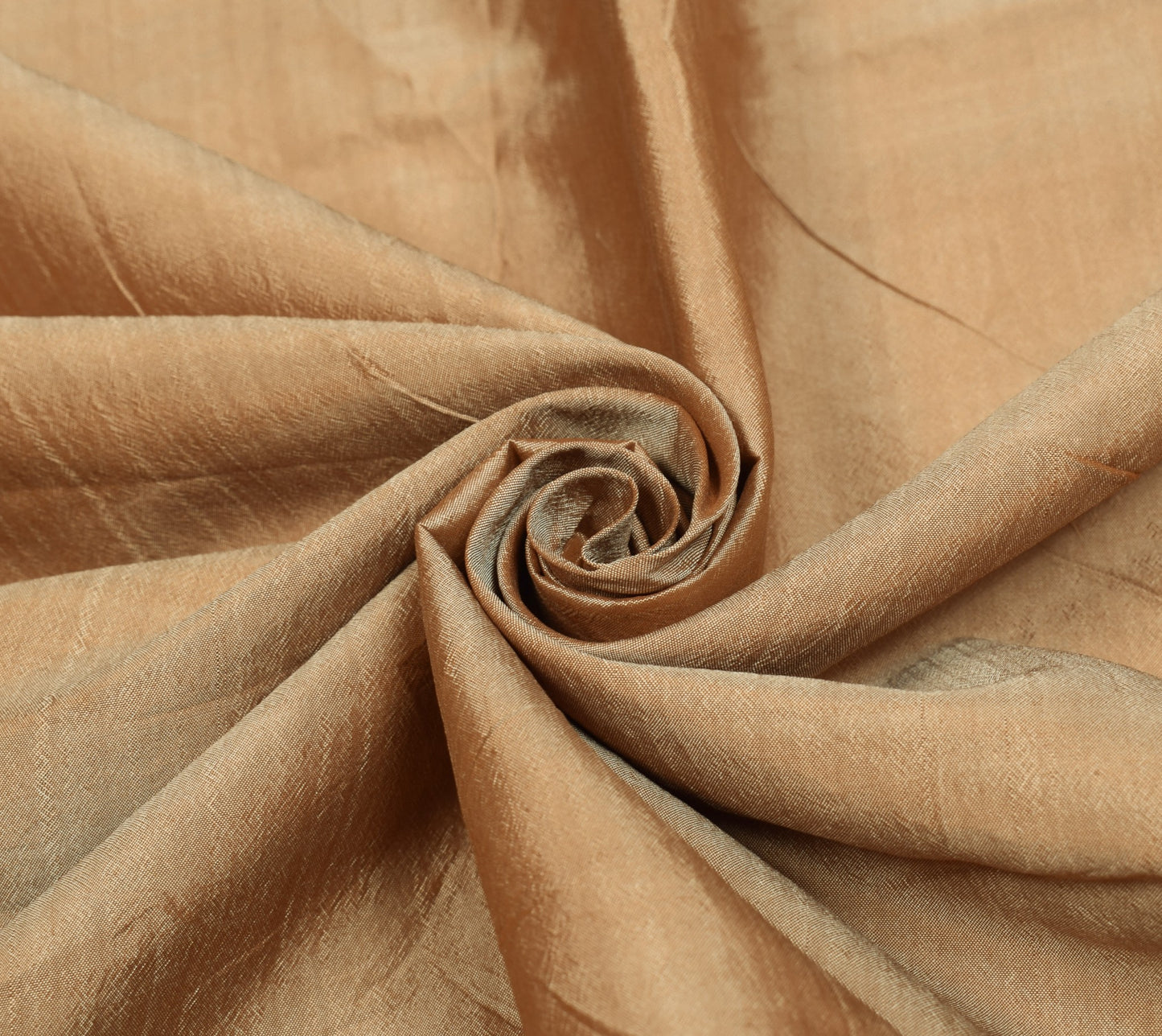 Sushila Vintage Brown Pure Silk Saree Hand Woven Embroidered Floral Sari Fabric