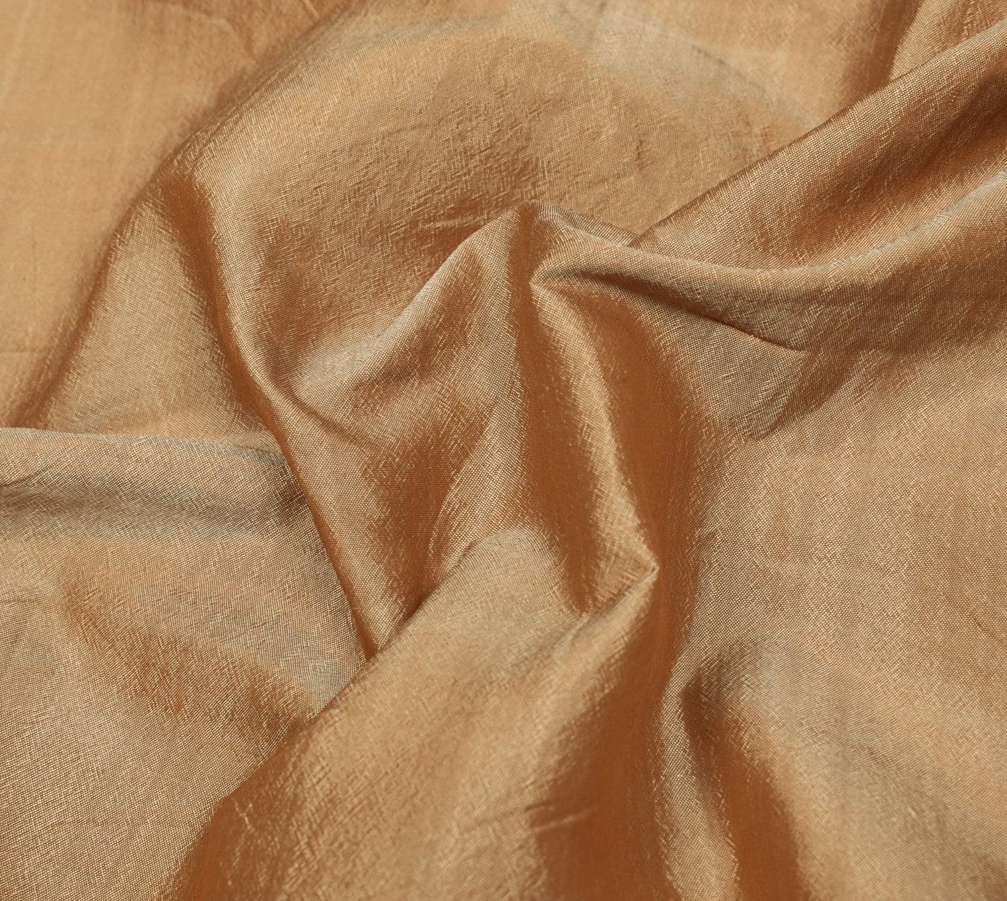 Sushila Vintage Brown Pure Silk Saree Hand Woven Embroidered Floral Sari Fabric