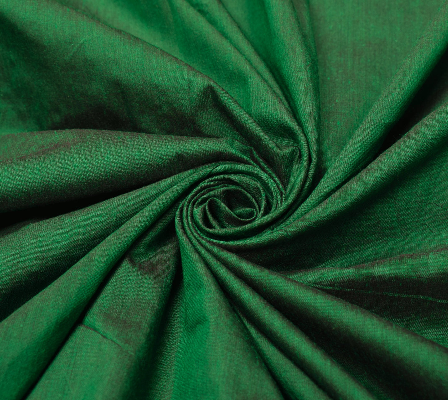 Sushila Vintage Dark Green Saree Art Cotton Zari Woven 10 Yard Sari Craft Fabric