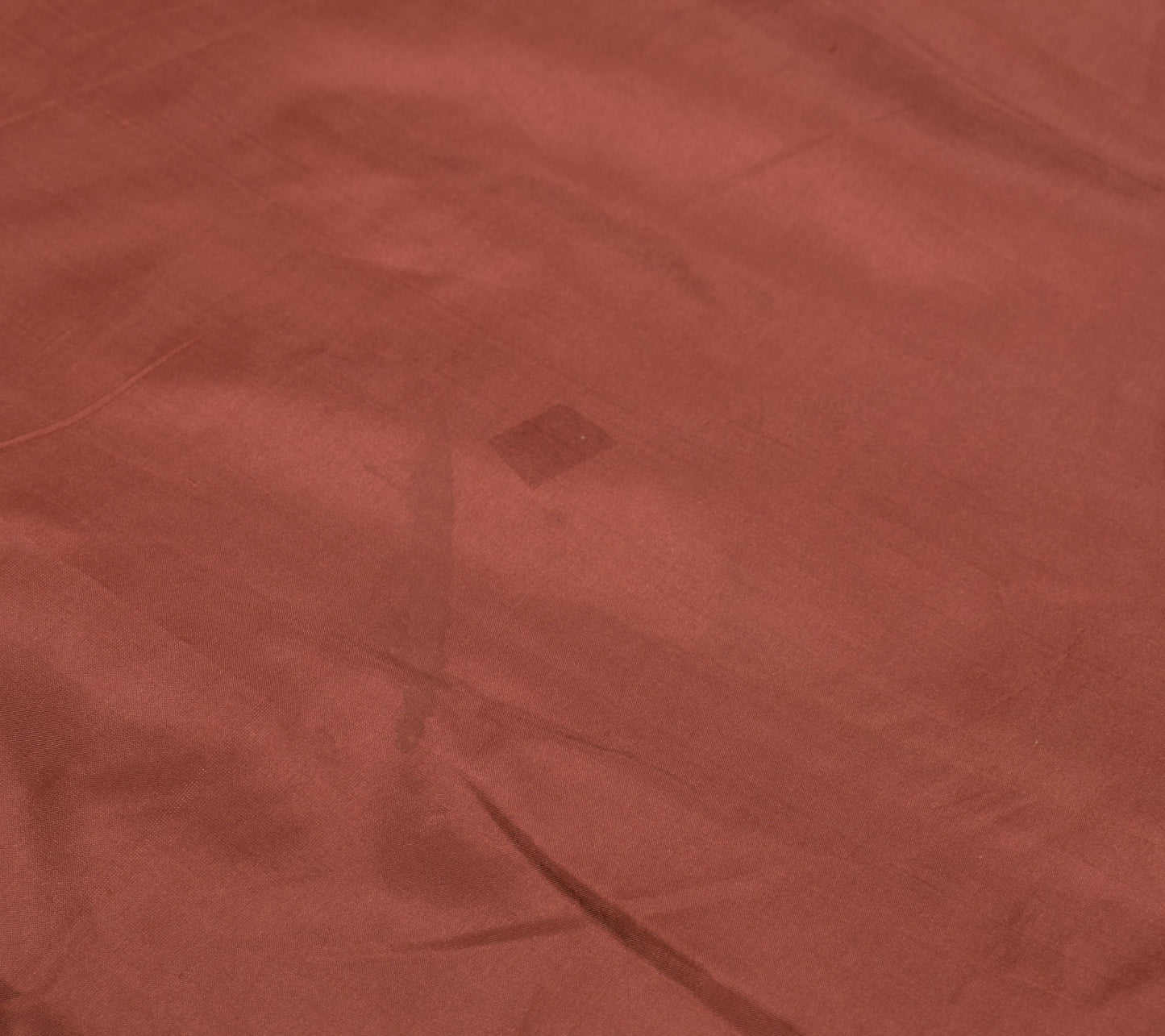 Sushila Vintage Brown Plain Saree Banarasi Woven Border Pallu Pure Silk Sari
