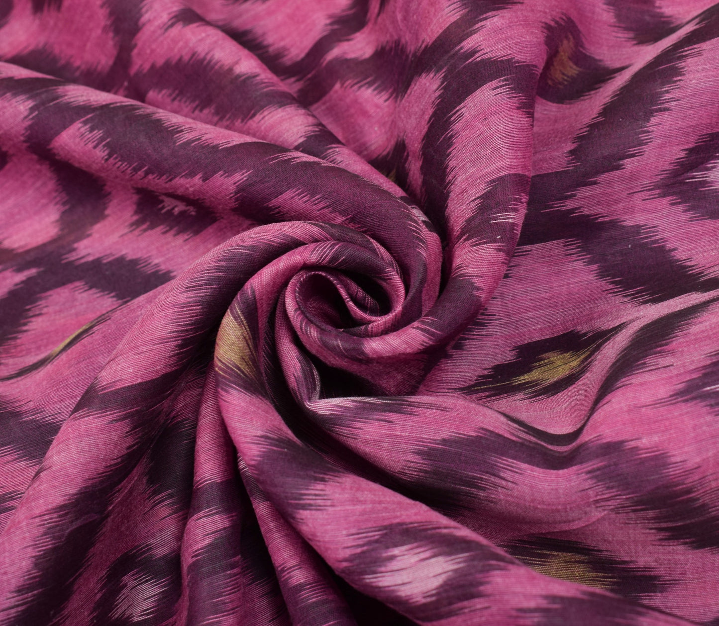 Sushila Vintage Purple Saree Pure Cotton Silk Hand Woven Pochampally Ikat Sari