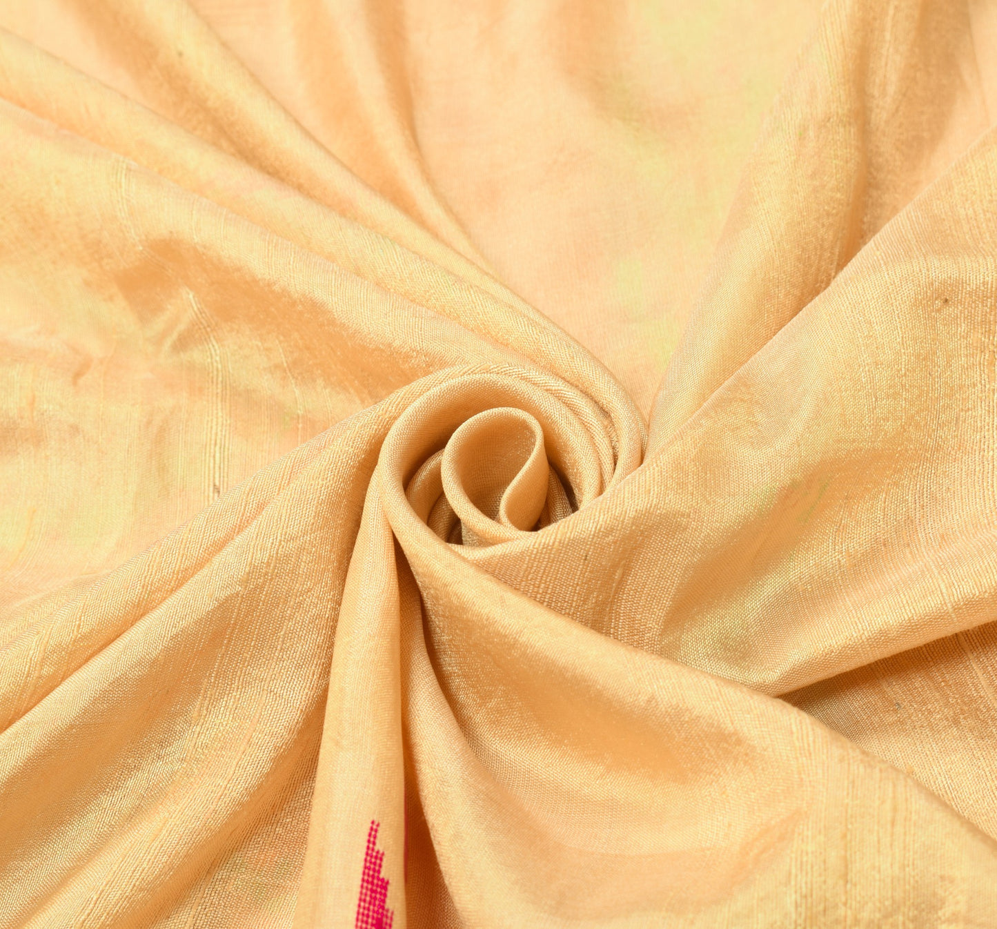 Sushila Vintage Beige Hand Woven Saree Pure Kahdi Handloom Premium Sari Fabric