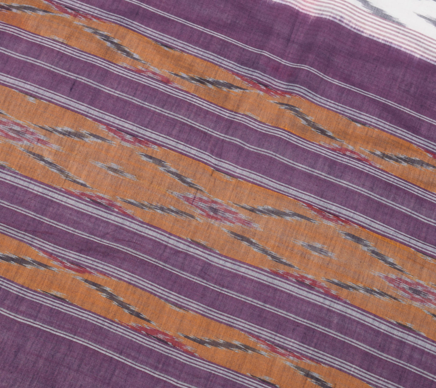 Sushila Vintage Sambalpuri Ikat Saree Pure Cotton Hand Woven Patola Sari Fabric