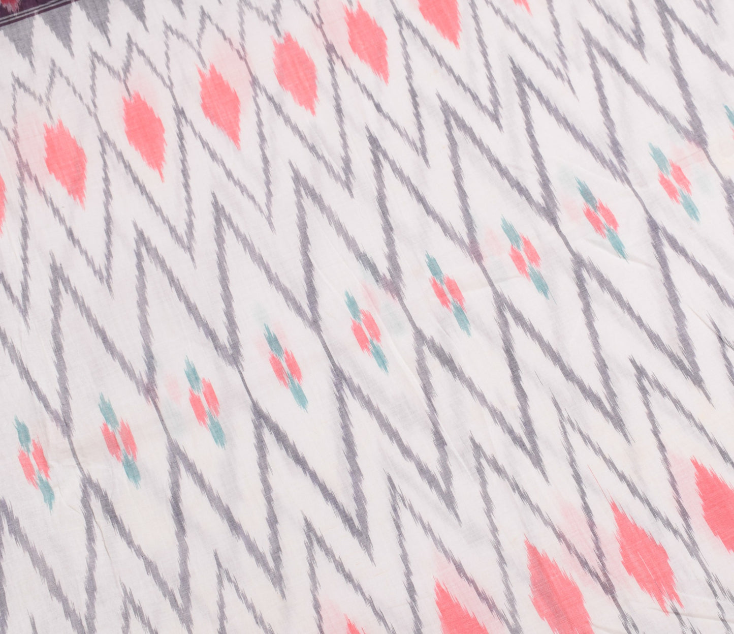 Sushila Vintage Sambalpuri Ikat Saree Pure Cotton Hand Woven Patola Sari Fabric