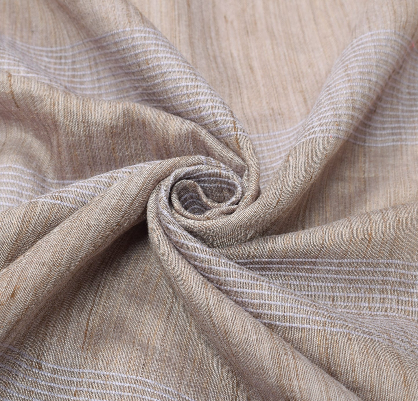 Sushila Vintage Pure Khadi Linen Saree Gray Premium Handloom Woven Sari Fabric