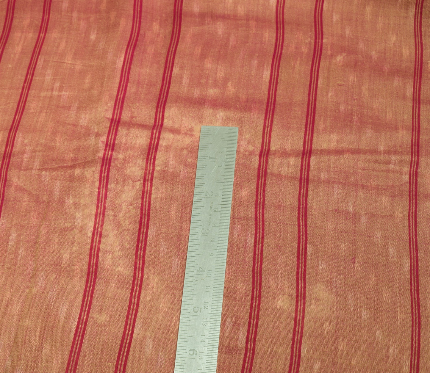 Sushila Vintage Brown Saree Pure Cotton Silk Hand Woven Pochampally Ikat Sari