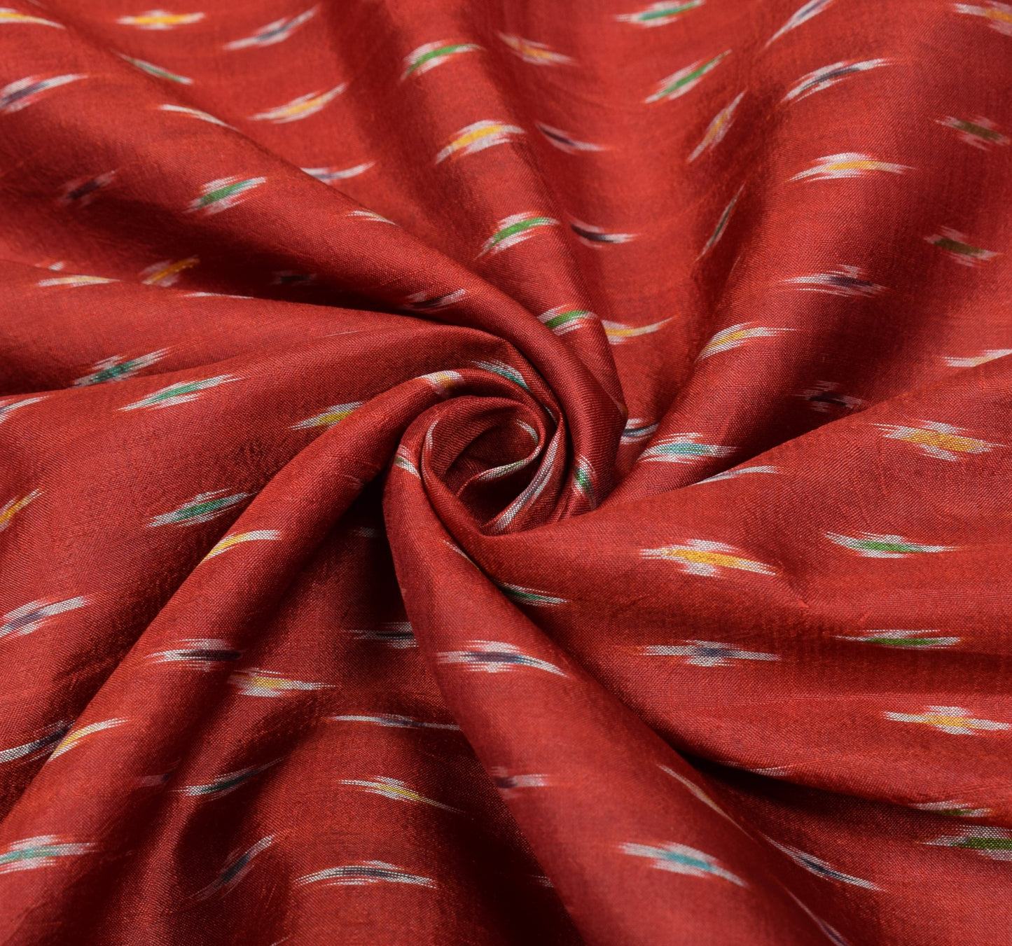 Sushila Vintage Maroon Saree Pure Silk Hand Woven Ikat Patola Rare Sari Fabric