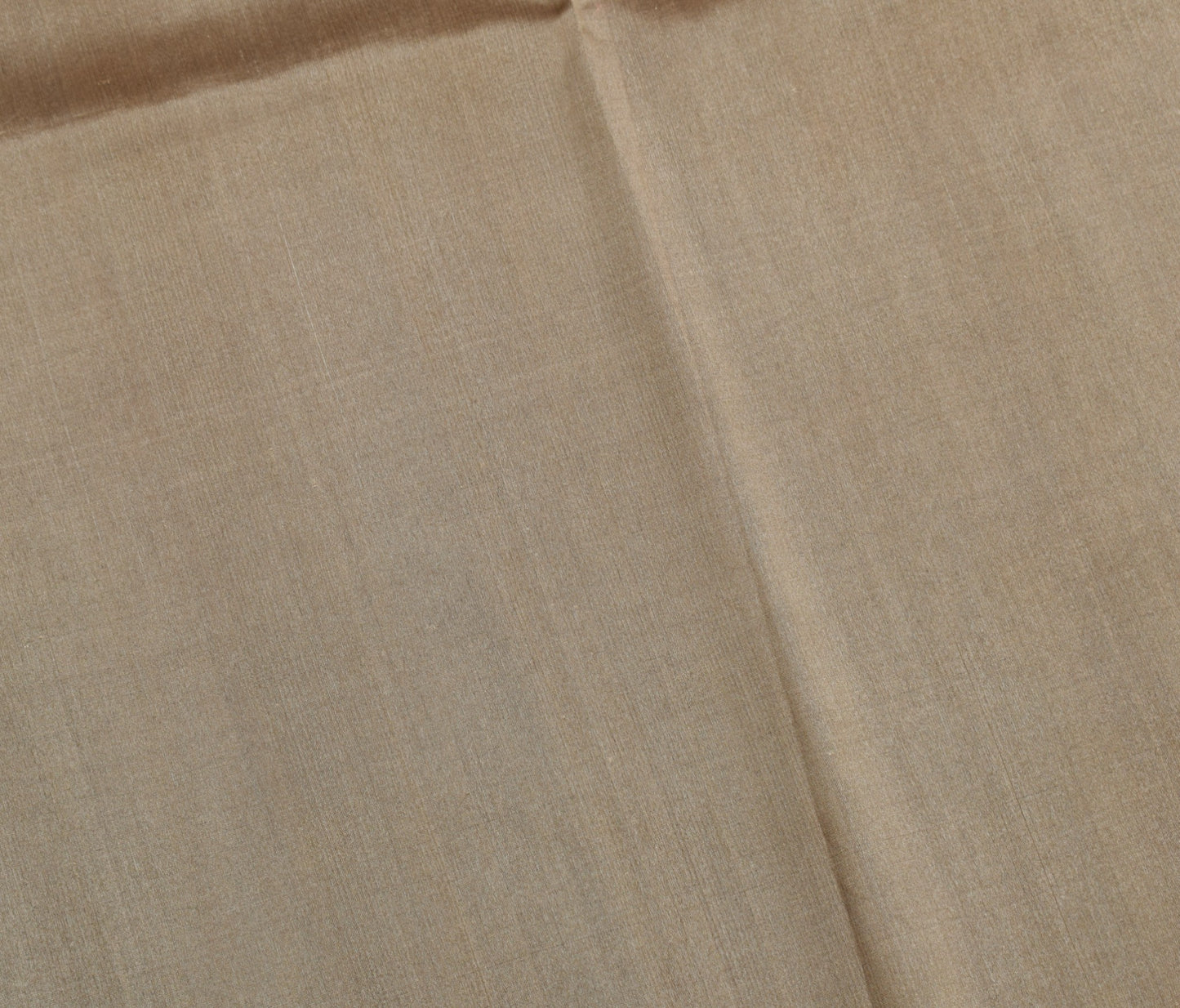 Sushila Vintage Mauve Saree with Brown Border Pallu Pure Silk Sari Craft Fabric