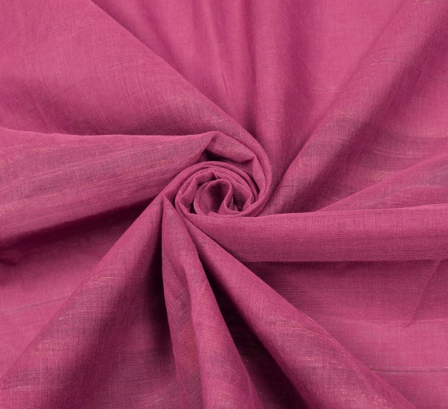 Sushila Vintage Ikat Pink Cotton Saree with Pochampally style Green Border Sari
