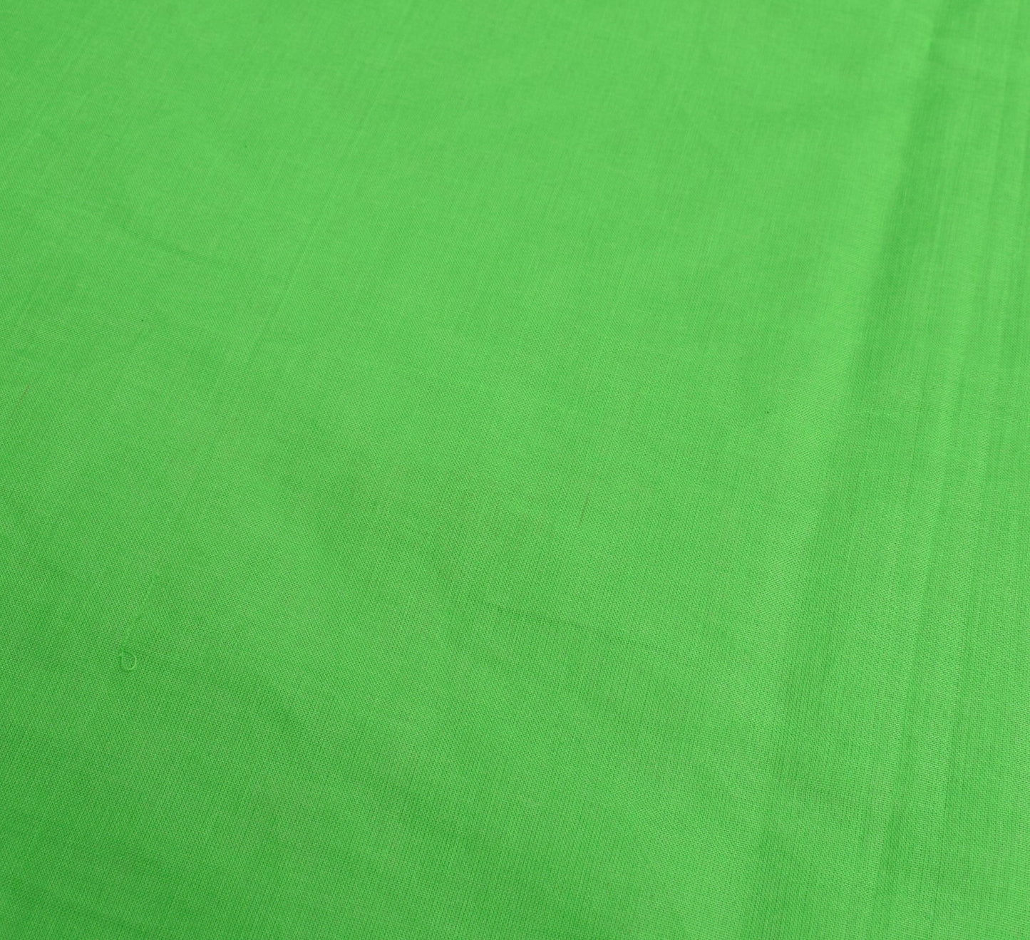 Sushila Vintage Parrot Green Saree HandWoven Ikat Patola Sari Pure Cotton Fabric