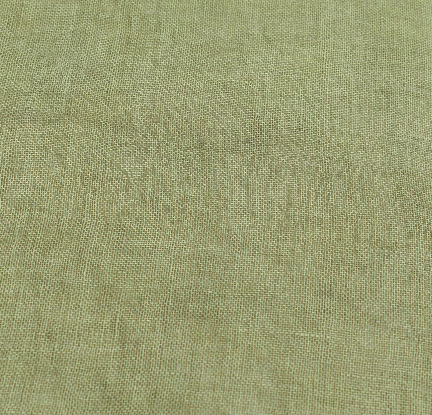 Sushila Vintage Green Pure Linen Sari Handloom with Silver Zari Border Saree
