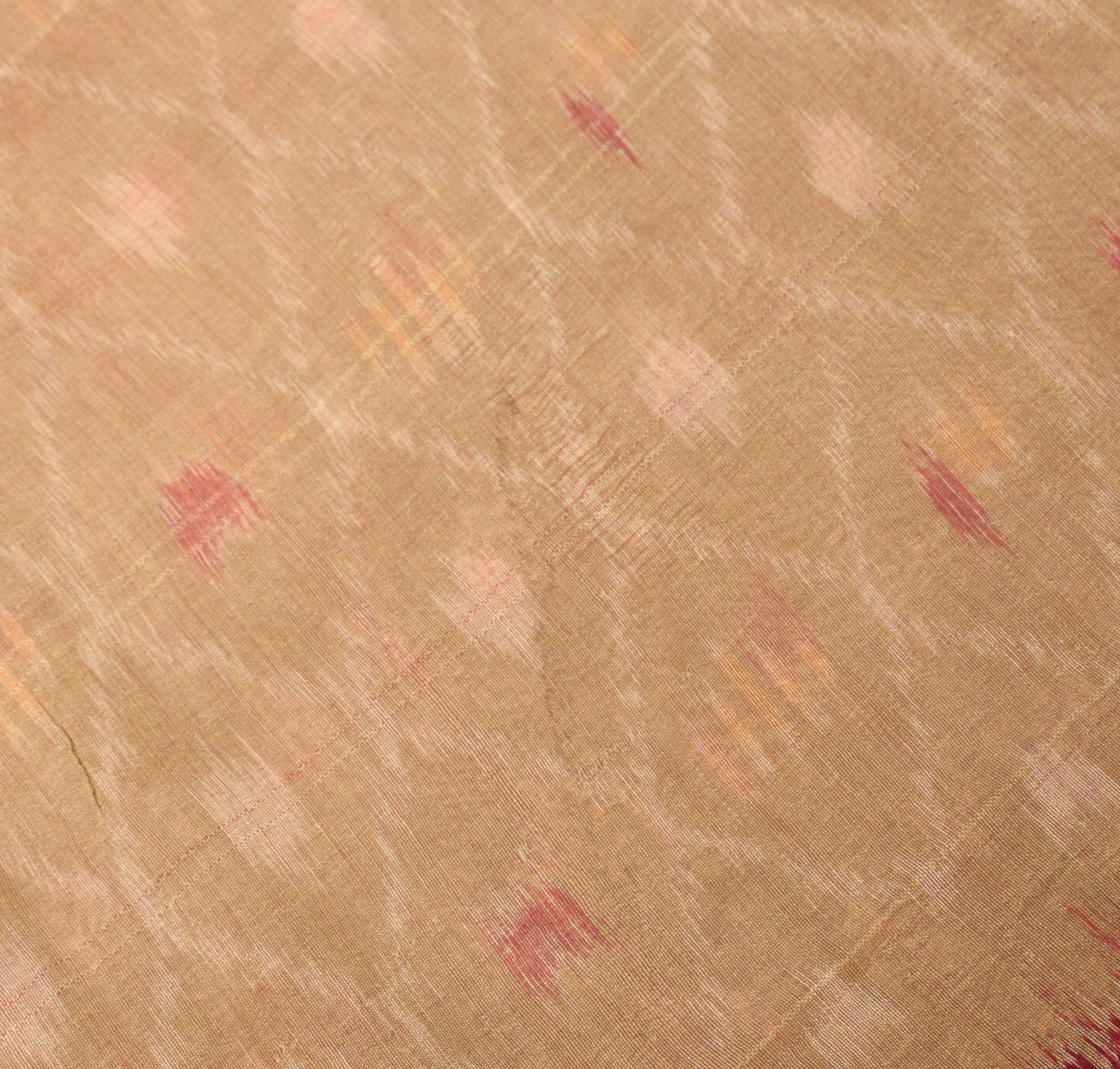 Sushila Vintage Pochampally Ikat Saree Pure Cotton Silk Zari Border Woven Sari