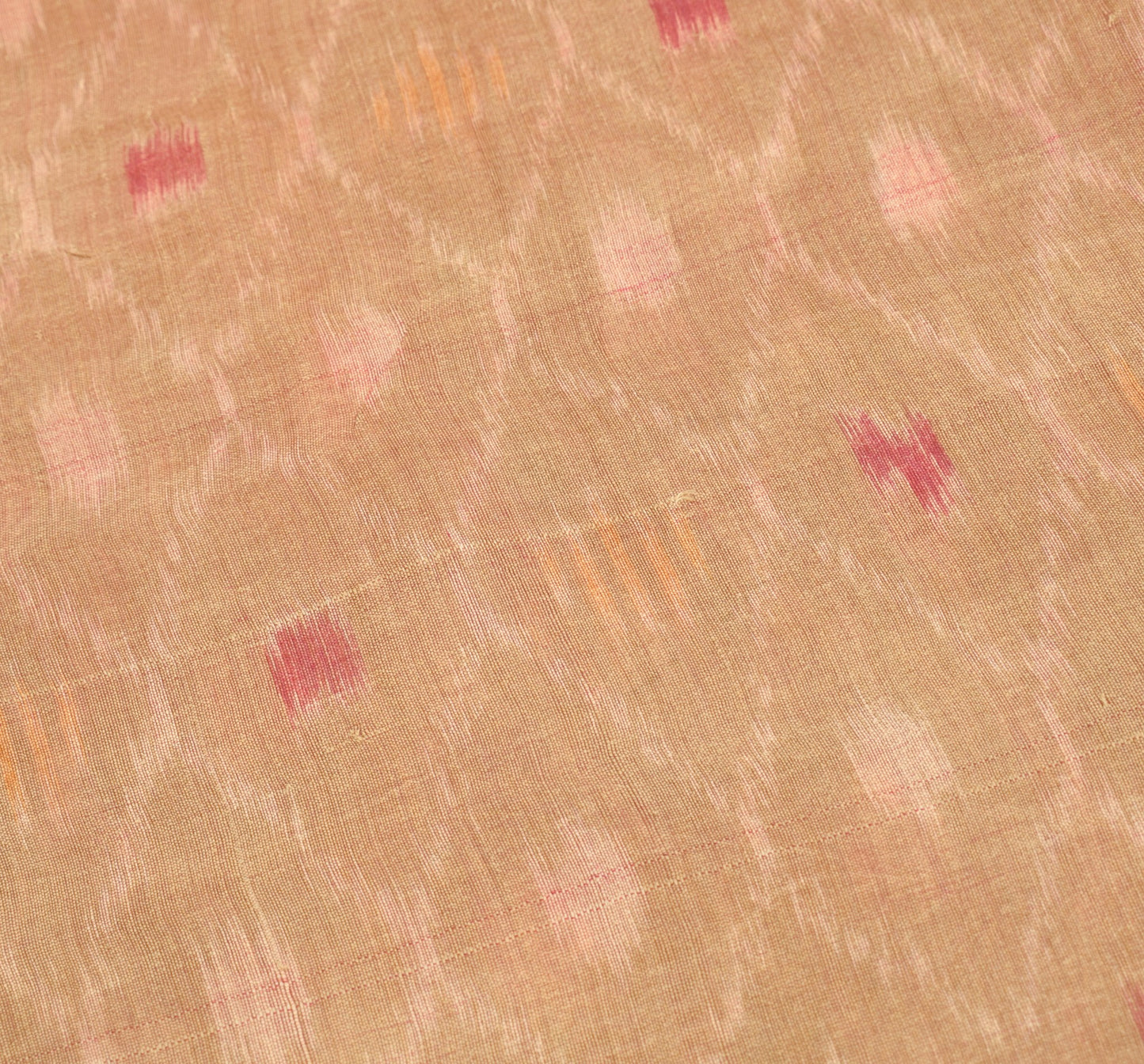 Sushila Vintage Pochampally Ikat Saree Pure Cotton Silk Zari Border Woven Sari