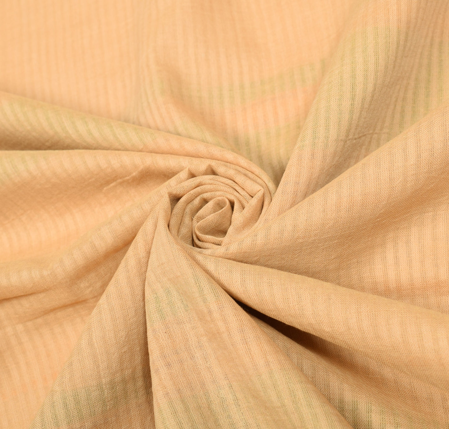 Sushila Vintage Beige Saree Rudraksh Border Pure Cotton Woven Soft  Sari Fabric