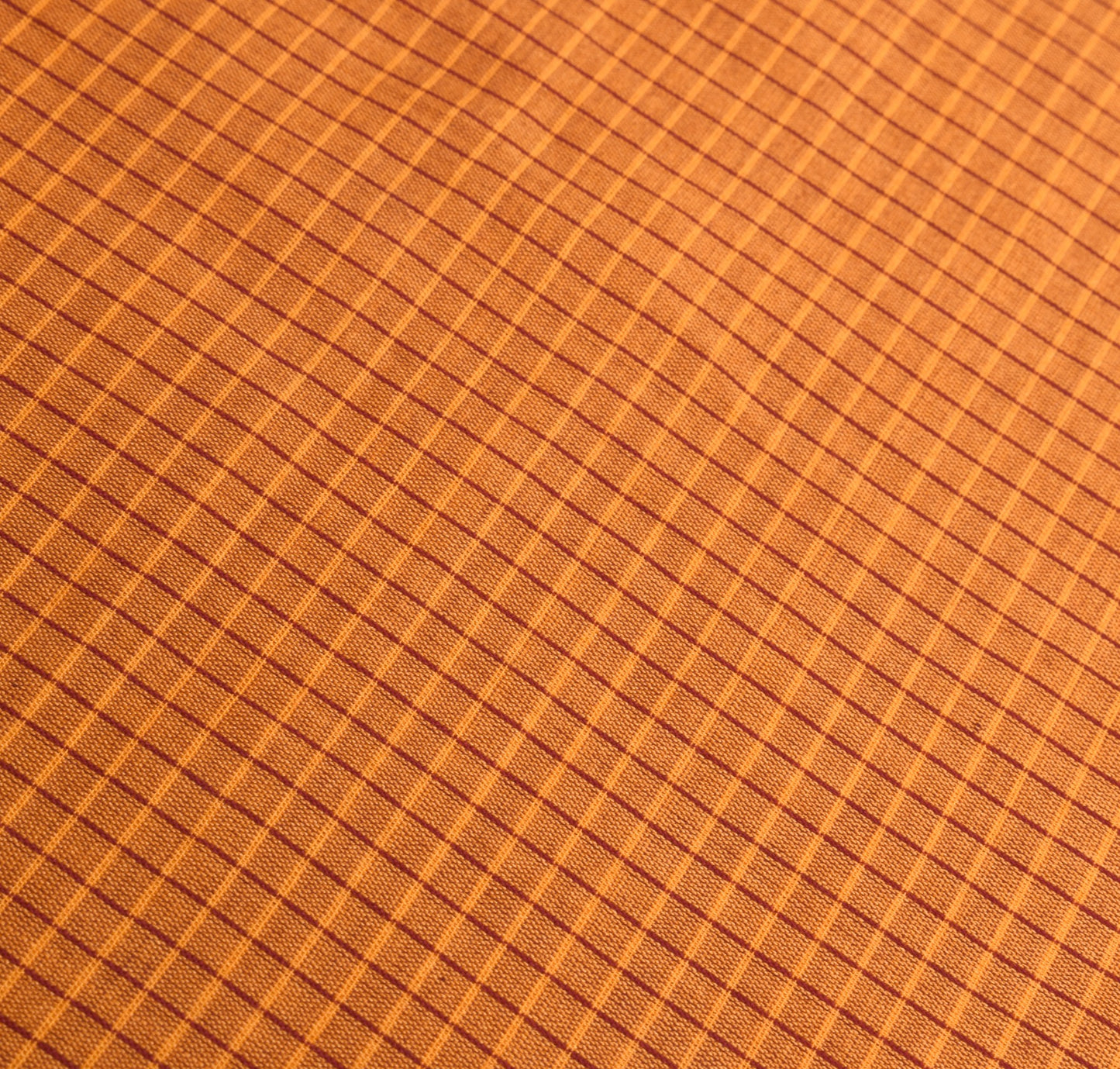 Sushila Vintage Rust Checks Saree Rudraksh Border Art Cotton Silk Woven Sari