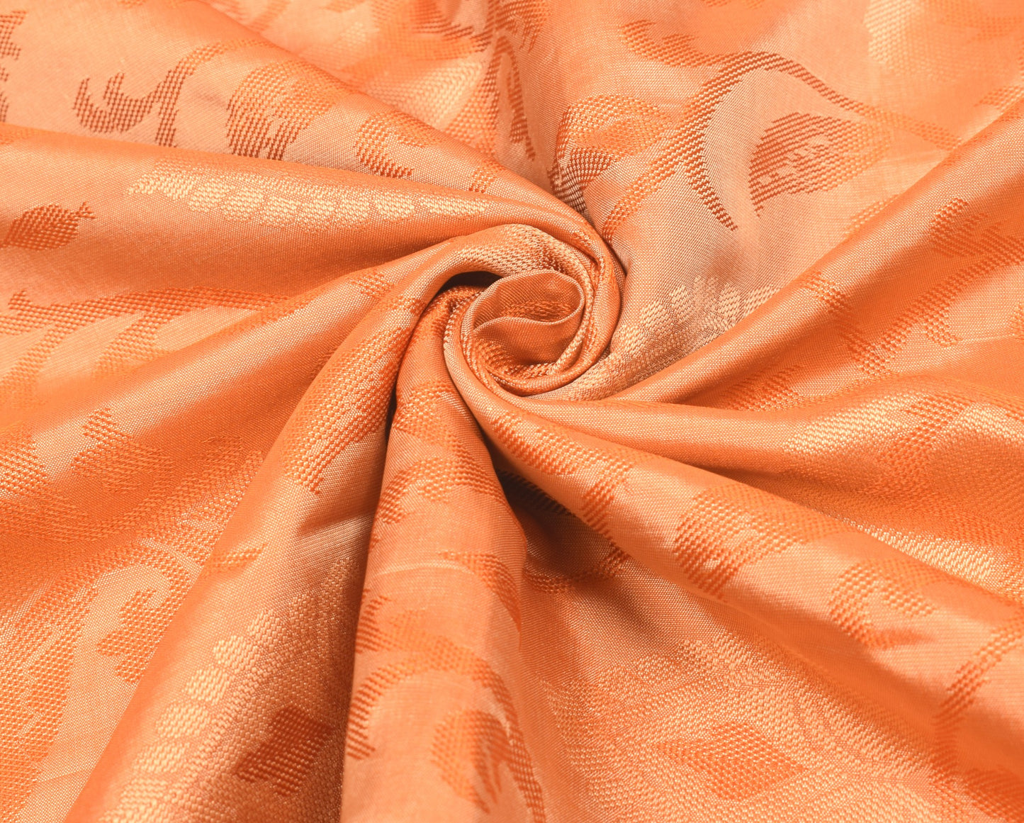 Sushila Vintage Self & Zari Brocade Saree Pure Silk Mustard Premium Sari Fabric