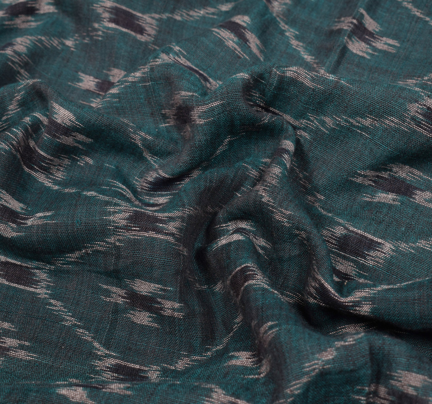 Sushila Vintage Bottle Green Sari Sambalpuri Handloom Mania Bandha Cotton Saree