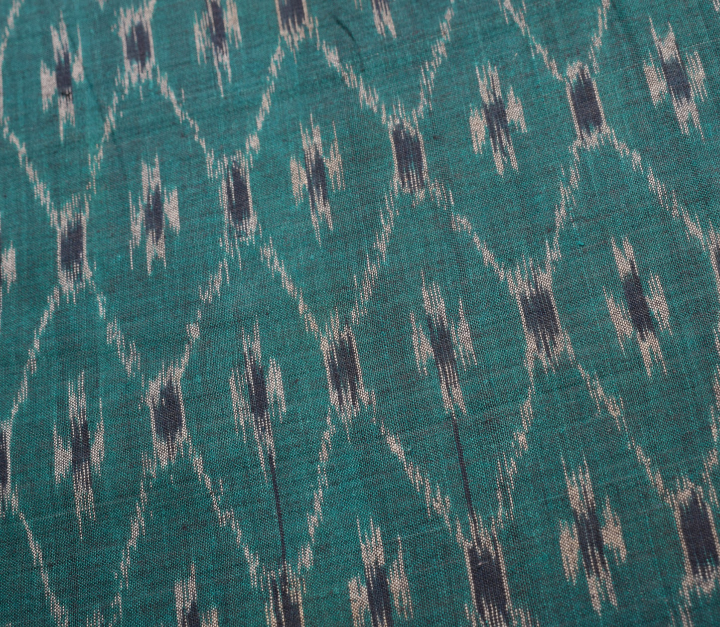 Sushila Vintage Bottle Green Sari Sambalpuri Handloom Mania Bandha Cotton Saree