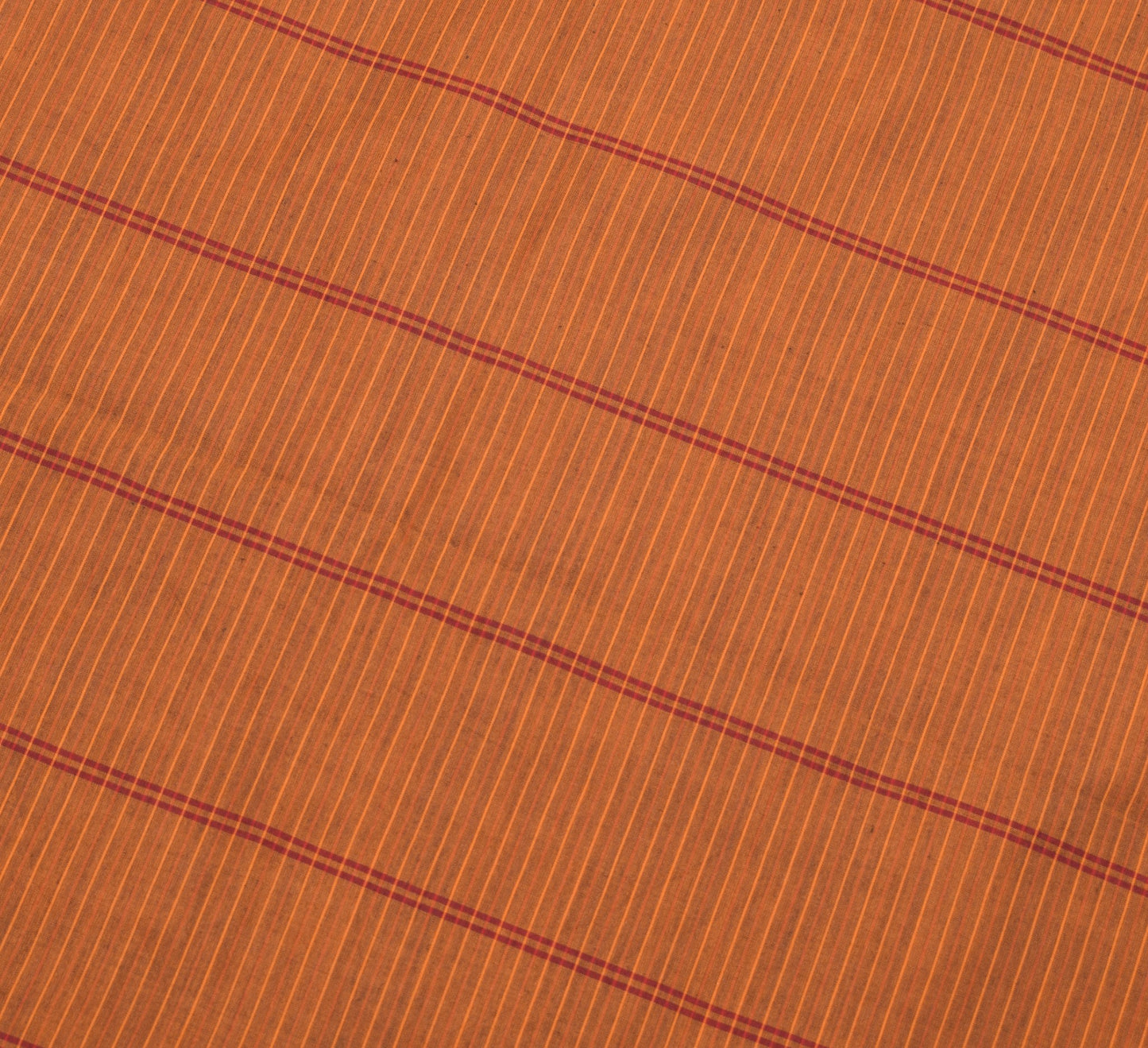 Sushila Vintage Maroon Kanchipuram Saree Pure Cotton Stripe Zari Border Sari