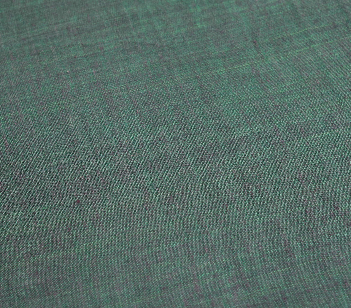 Sushila Vintage Dark Green Saree with Maroon Woven Border PureCotton Sari Fabric