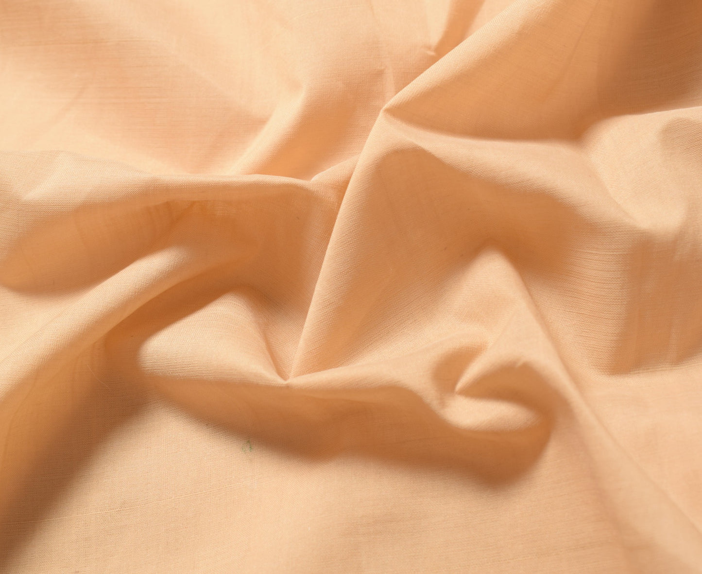 Sushila Vintage Zari Woven Saree Pure Cotton Floral Peach Sari 6 YD Craft Fabric