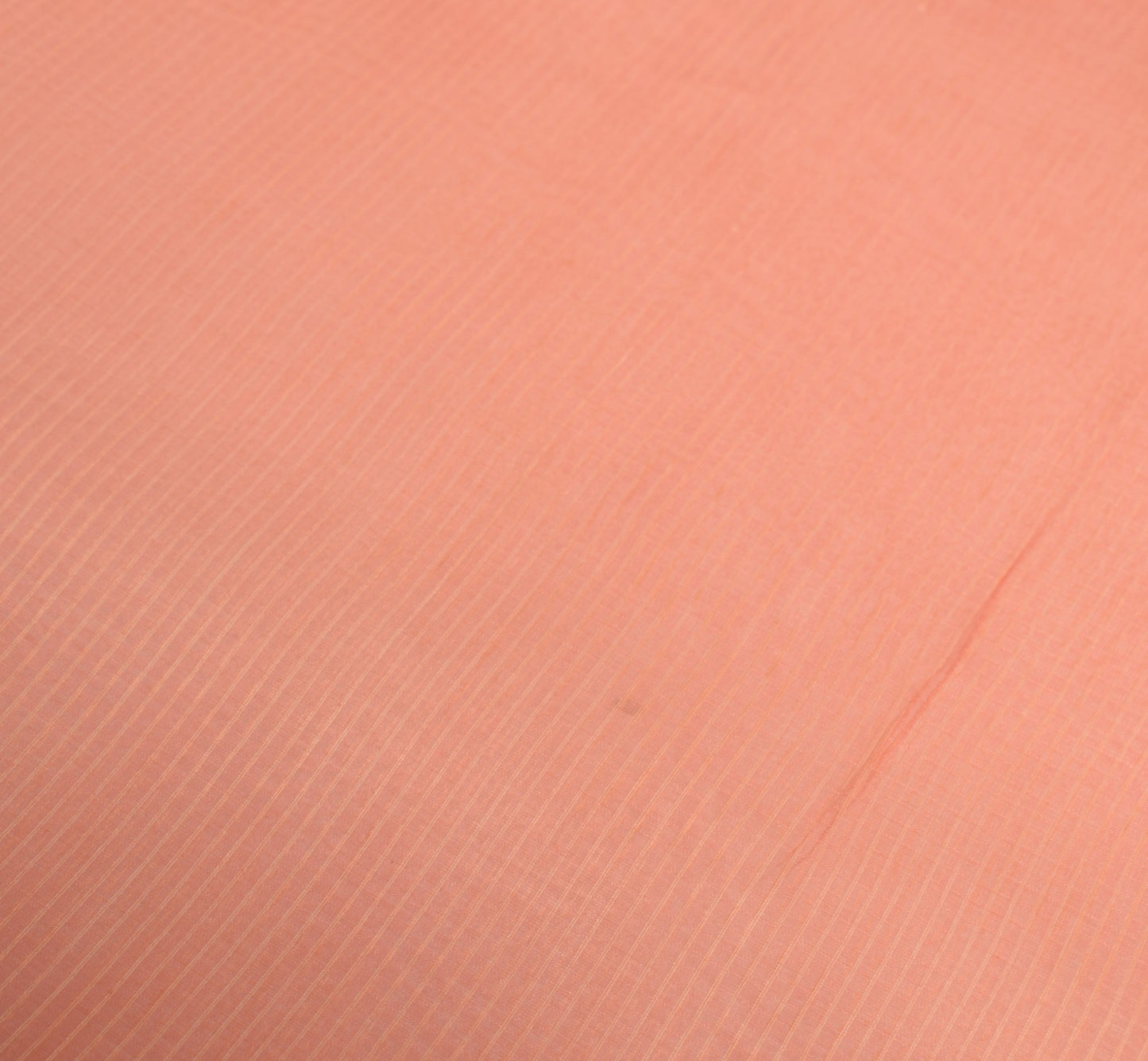 Sushila Vintage Peach Saree Pure Silk Stripes Woven Zari Border Sari CraftFabric