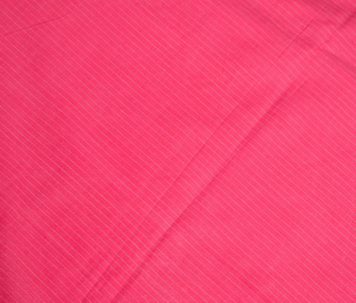 Sushila Vintage Stripes Pink Saree Pure Cotton Handloom Woven Soft Sari Fabric